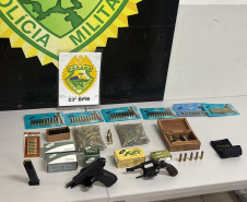 PMPR detém homem e apreende armas e mais de 600 munições após disparos em Curitiba