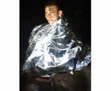 Corpo de Bombeiros resgata homem desaparecido há dois dias, em Morretes