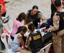 Sinal silencioso que salva vidas integra ação da Segurança Pública no Mês da Mulher