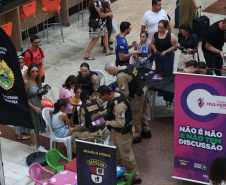 Sinal silencioso que salva vidas integra ação da Segurança Pública no Mês da Mulher