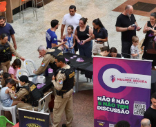 Sinal silencioso que salva vidas integra ação da Segurança Pública no Mês da Mulher