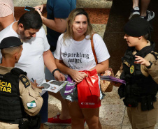 Sinal silencioso que salva vidas integra ação da Segurança Pública no Mês da Mulher