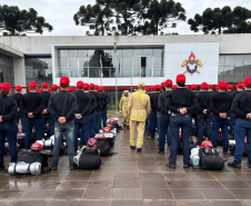 Recém-aprovados, cadetes iniciam preparação para reforçar o efetivo do Corpo de Bombeiros no Paraná