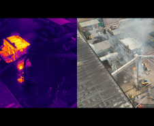 Drones ampliam capacidade operacional dos bombeiros e auxiliam no combate a incêndios