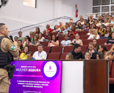 Estado reúne autoridades em Pinhais para fortalecer proteção à mulher e prevenção às drogas