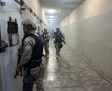 Operação integrada reforça segurança no Complexo Penitenciário de Piraquara