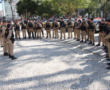 Em nova ação estratégica, PMPR amplia policiamento na região central de Curitiba 