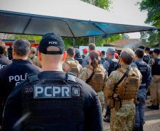 Forças de segurança levam ações integradas para a região de Londrina