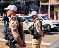 Maio Amarelo: forças de segurança realizam simulado de sinistro de trânsito em Maringá