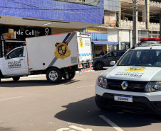 Maio Amarelo: forças de segurança realizam simulado de sinistro de trânsito em Maringá