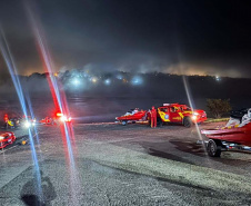 Bombeiros fazem treinamento com motoaquáticas de resgate inéditas no Brasil