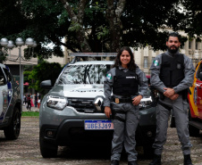 Reforço na segurança: Estado entrega 63 viaturas para forças que atuam em Londrina e região