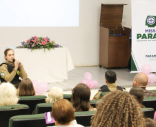 Mandaguaçu e Paiçandu recebem ações da Missão Paraná VII com foco na prevenção à violência contra a mulher