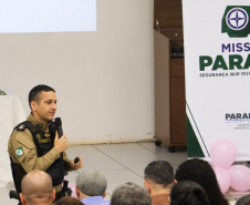 Mandaguaçu e Paiçandu recebem ações da Missão Paraná VII com foco na prevenção à violência contra a mulher