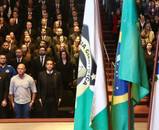 Posse de 136 novos peritos e técnicos reforça atuação da Polícia Científica do Paraná