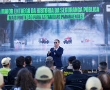 Estado entrega 50 novas viaturas e reforça estrutura da segurança pública no Sudoeste