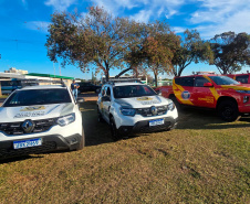 Estado reforça segurança pública no Oeste com entrega de 49 viaturas novas