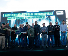 Estado reforça segurança pública no Oeste com entrega de 49 viaturas novas