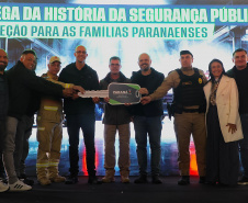 Estado entrega 24 viaturas para reforçar segurança em São José dos Pinhais e região