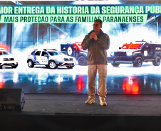 Estado entrega 24 viaturas para reforçar segurança em São José dos Pinhais e região
