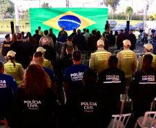 Estado entrega 24 viaturas para reforçar segurança em São José dos Pinhais e região