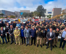 Estado entrega 55 novas viaturas para reforçar segurança nos Campos Gerais e Centro-Sul