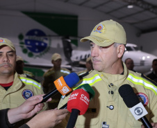 Bombeiros do Paraná embarcam para missão de busca e resgate na Venezuela após terremoto