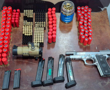 PCPR prende seis e apreende arsenal durante operação contra comércio ilegal de armas