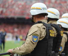 De olho na Copa: PMPR reforça orientações de segurança para locais com transmissões