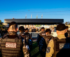 PMPR reforça segurança na Tríplice Fronteira com a Companhia de Choque