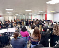 Mulher Segura promove ação de conscientização para colaboradores da empresa Frimesa em Medianeira 