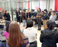 Mulher Segura promove ação de conscientização para colaboradores da empresa Frimesa em Medianeira 