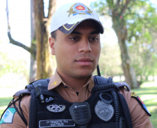 São José dos Pinhais, 10 de outubro de 2019.  Curso de Intervenção em Crise. Foto: entrevista 1º Ten Mateus.