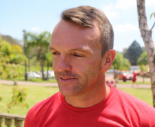 São José dos Pinhais, 11 de outubro de 2019. No Limite corpo de Bombeiros. Foto: entrevista Sgt Blum.