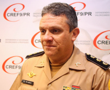 Curitiba, 18 de Outubro de 2019. Solenidade de Formatura do Curso de Defesa Pessoal - Turma 2019. Foto: Coronel Ronaldo de Abreu, Comandante da APMG.