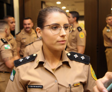 Curitiba, 18 de Outubro de 2019. Solenidade de Formatura do Curso de Defesa Pessoal - Turma 2019. Foto: Formanda Tenente Manfroi.