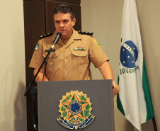 Curitiba, 18 de Outubro de 2019. Solenidade de Formatura do Curso de Defesa Pessoal - Turma 2019. Foto: Cel. QOPM Ronaldo de Abreu, Comandante da APMG.