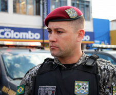 São José dos Pinhais, 22 de outubro de 2019. Operação Frente Brasil. Foto: Tenente Schwarz, Força Nacional.