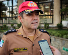 Curitiba, 24 de Outubro de 2019. 4º Seminário do BPRv. Foto: Ten Cel QOPM Olavo Vianei Francischett Nunes, Comandante do BPRv.