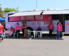 Curitiba, 29 de outubro de 2019.  Campanha Outubro Rosa 20°BPM.