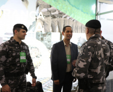 Foz do Iguaçu, 31 de outubro de 2019. Governo 5.0. Foto: Secretario de Segurança do Estado do Parana Cel Marinho e Policiais do Bope.