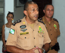 Matinhos, 07 de janeiro de 2019. Operação Verão Paraná 2018/2019 - Entrega de divisas 9 BPM