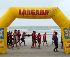 Guaratuba, 05 de janeiro de 2019. Operação Verão Paraná 2018/2019 - 19ª Travessia dos Guarda-Vidas Veteranos
