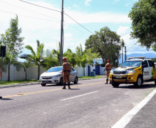 Matinhos, 27 de dezembro de 2018. Blitz BPRv