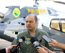 Governo do Paraná envia helicóptero do Batalhão de Operações Aéreas (BPMOA)  para auxiliar nas buscas de pessoas desaparecidas em Brumadinho  -  Curitiba, 03/02/2019  -  Foto: Jaelson Lucas/ANPr