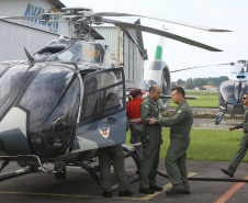 Governo do Paraná envia helicóptero do Batalhão de Operações Aéreas (BPMOA)  para auxiliar nas buscas de pessoas desaparecidas em Brumadinho  -  Curitiba, 03/02/2019  -  Foto: Jaelson Lucas/ANPr