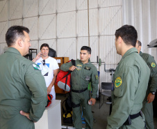 Governo do Paraná envia helicóptero do Batalhão de Operações Aéreas (BPMOA)  para auxiliar nas buscas de pessoas desaparecidas em Brumadinho  -  Curitiba, 03/02/2019  -  Foto: Jaelson Lucas/ANPr