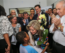O governador Carlos Massa Ratinho Junior inaugura nesta terça-feira (19), a nova sede da Delegacia da Mulher e do Adolescente de São José dos Pinhais, na Região Metropolitana de Curitiba.  Curitiba, 19/02/2019 -  Foto: Geraldo Bubniak/ANPr