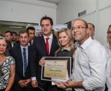 O governador Carlos Massa Ratinho Junior inaugura nesta terça-feira (19), a nova sede da Delegacia da Mulher e do Adolescente de São José dos Pinhais, na Região Metropolitana de Curitiba.  Curitiba, 19/02/2019 -  Foto: Geraldo Bubniak/ANPr