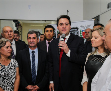 O governador Carlos Massa Ratinho Junior inaugura nesta terça-feira (19), a nova sede da Delegacia da Mulher e do Adolescente de São José dos Pinhais, na Região Metropolitana de Curitiba.  Curitiba, 19/02/2019 -  Foto: Geraldo Bubniak/ANPr